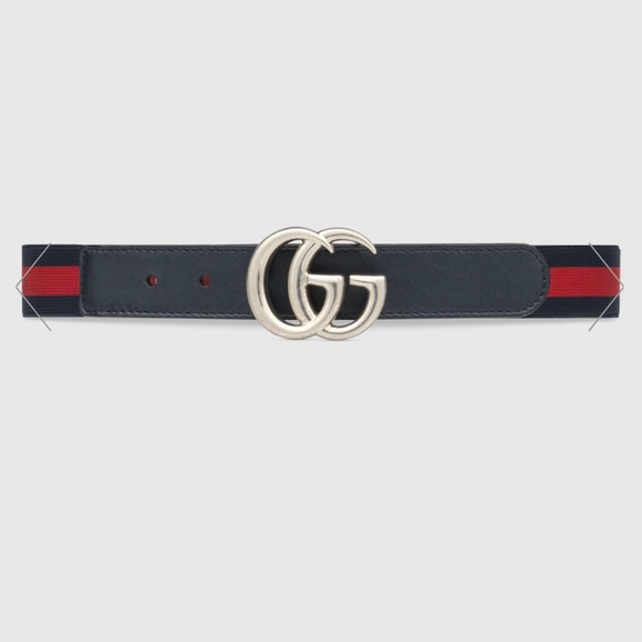 Gucci Children’s Elastic Web Belt Size Medium - Picture 1 of 6